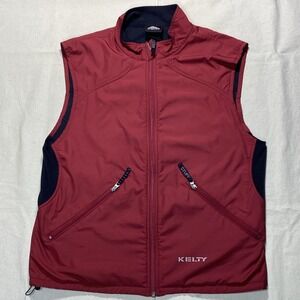 Vintage Y2K Atomic Skiing Vest Large Red Gray Also Branded "KELTY" Embroidered